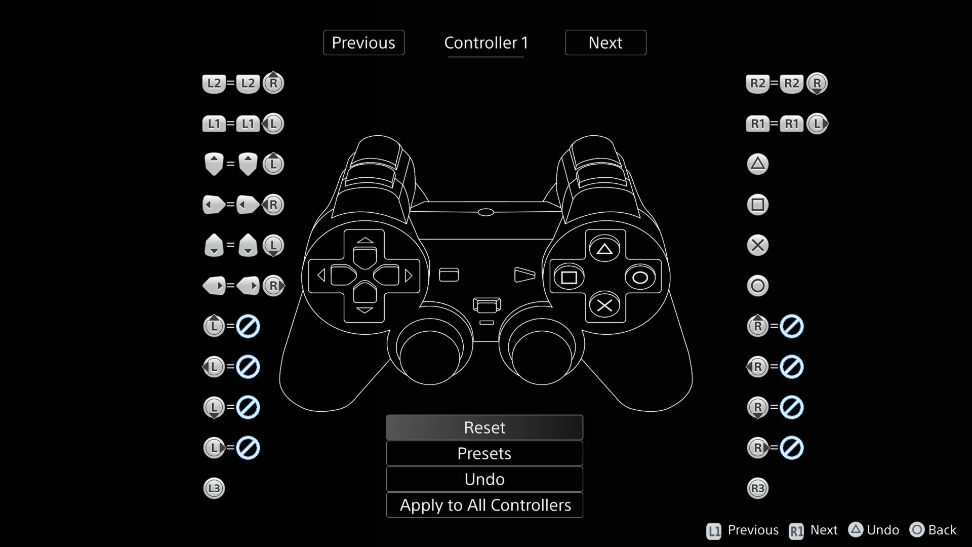 An example remapping for Armored Core using EM_SetRemapBinding